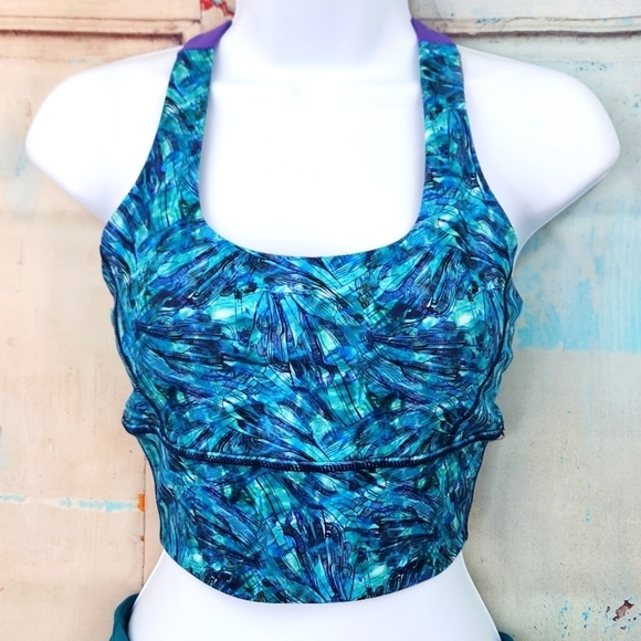 Born Primitive Teal Booty Shorts &  Intensity WZA Sports Bra Set - Picture 2 of 7